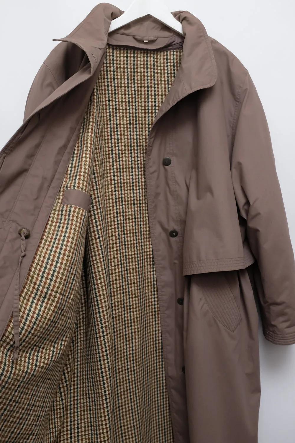 ALL SEASON BROWN VINTAGE TRENCH