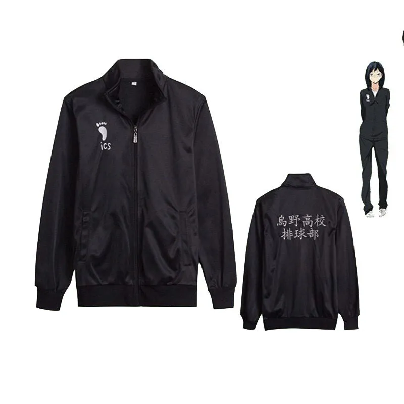 Anime Haikyuu Jacket Haikyuu Black