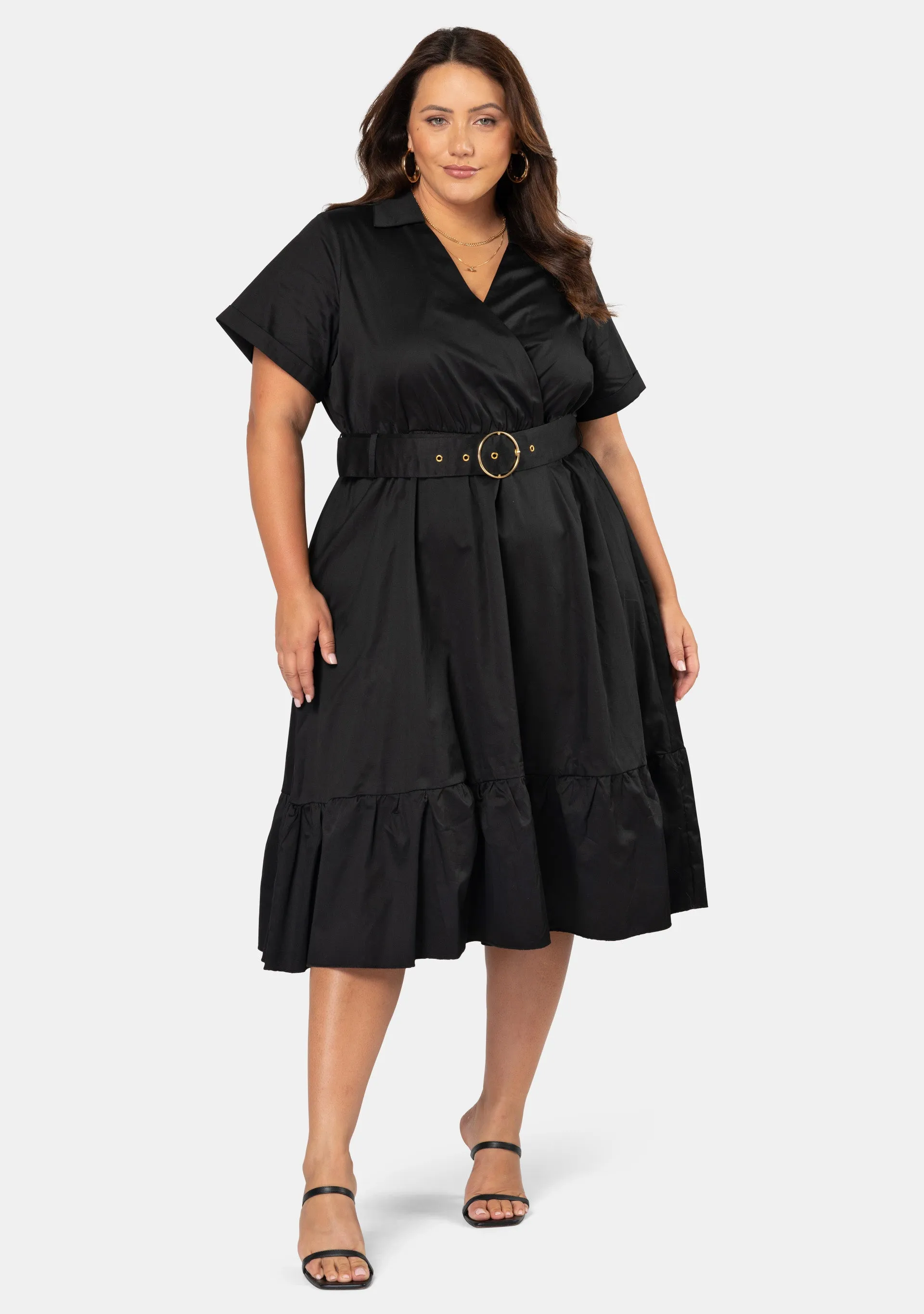 Aura Midi Shirt Dress