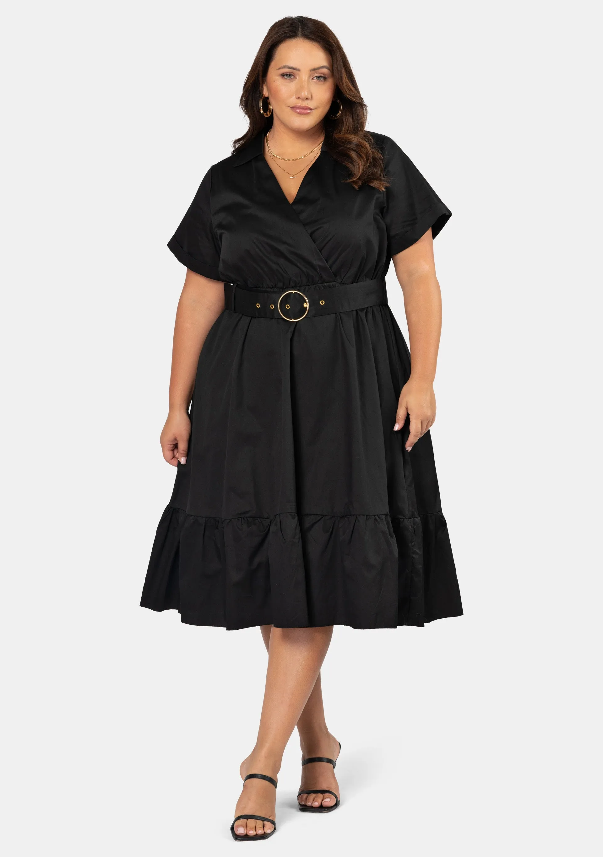 Aura Midi Shirt Dress