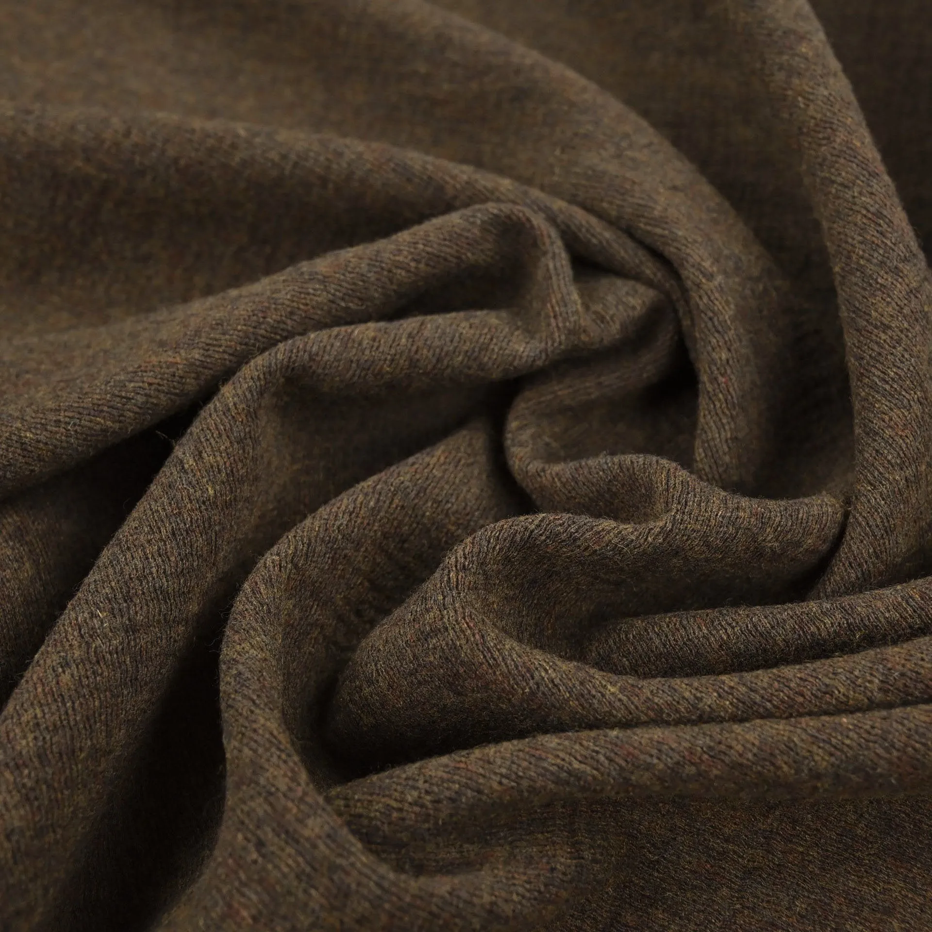 Brown Melange Jacket Fabric 96953