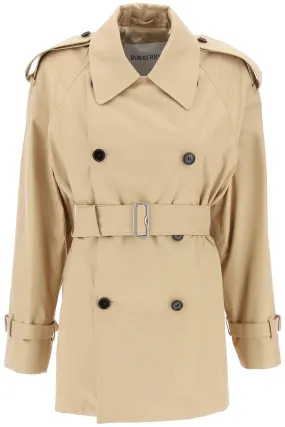 Burberry Double-Breasted Midi Trench Coat