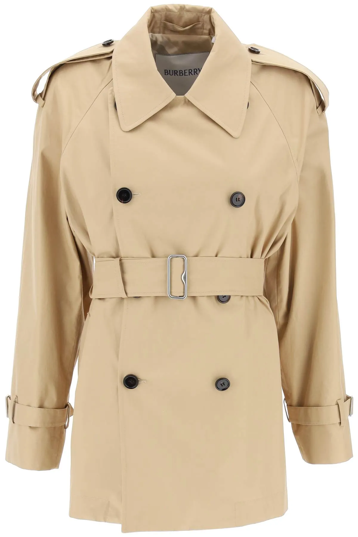 Burberry Double-Breasted Midi Trench Coat