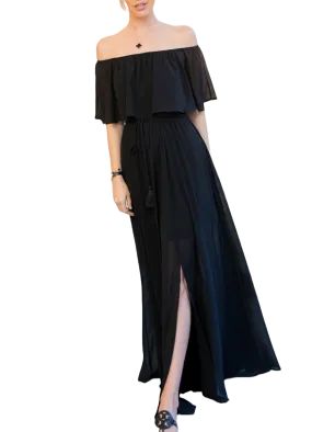 Devon Maxi Dress Black 01/11