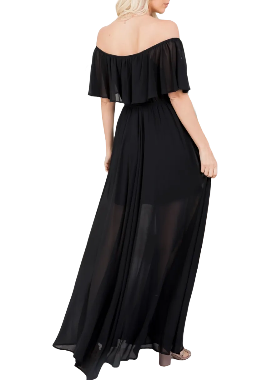 Devon Maxi Dress Black 01/11