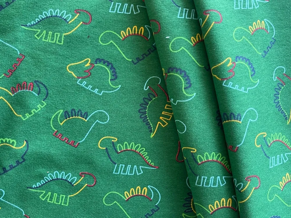 Dinos on Castleton Green French Terry Cotton Knit (Made in the Netherlands)