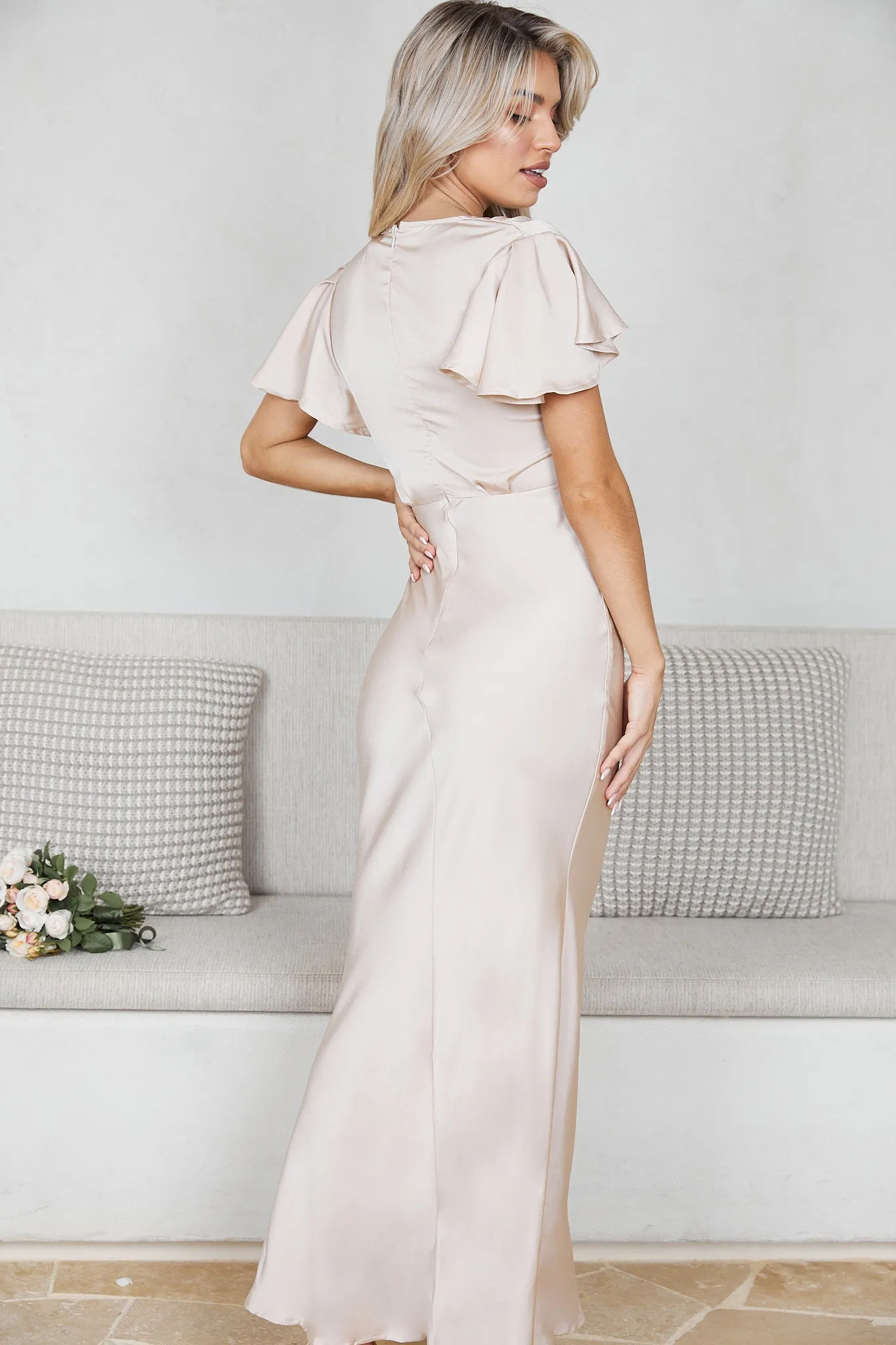 Doren Dress - Champagne