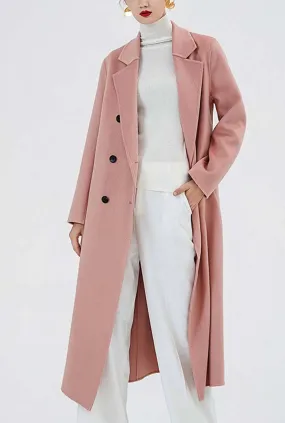 Double-breasted Cashmere Trench Coat