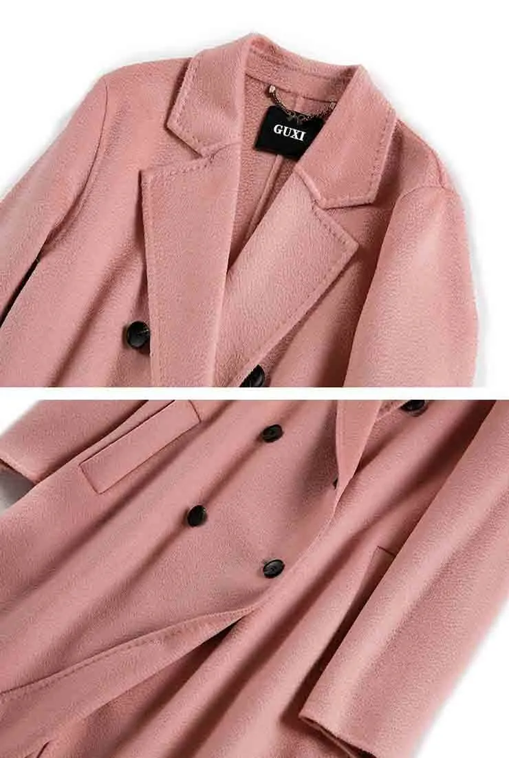 Double-breasted Cashmere Trench Coat