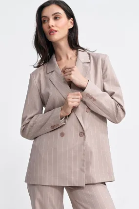 Double-Breasted Oversized Blazer