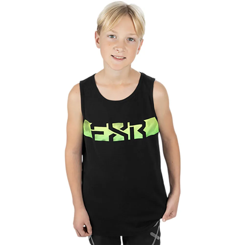 FXR Podium Premium Tank T-Shirt Black/Glowstick