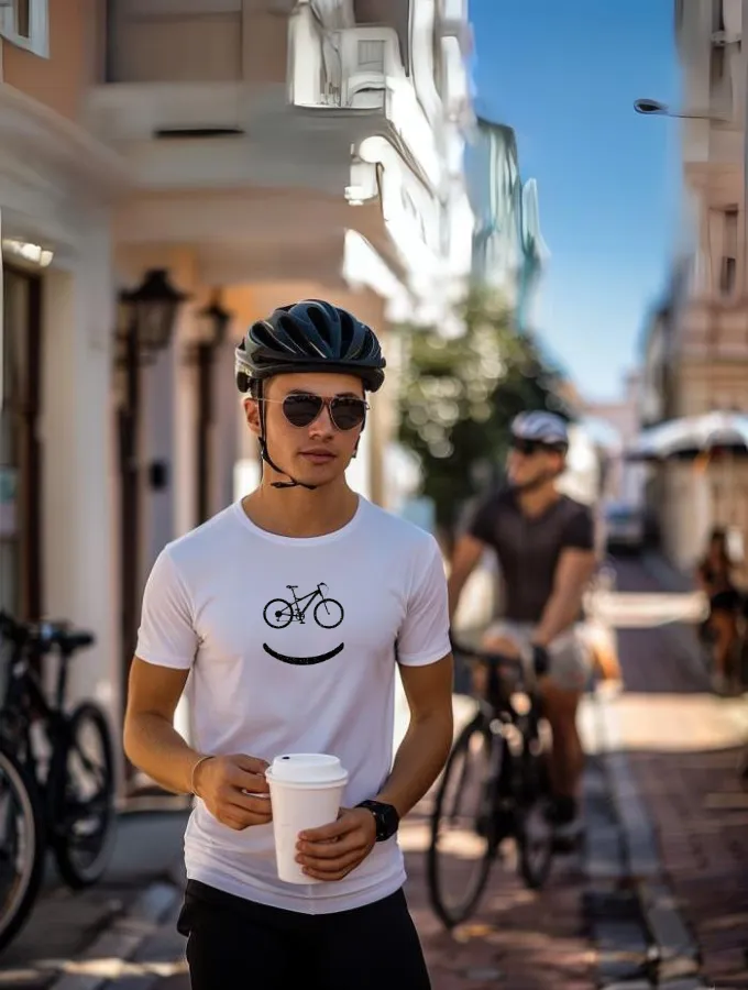 GEAR HEAD TEE - CYCLE SERIES - WHITE