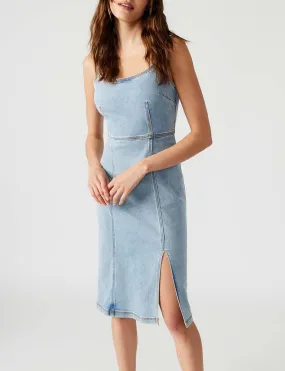 Giselle Dress, Washed Denim