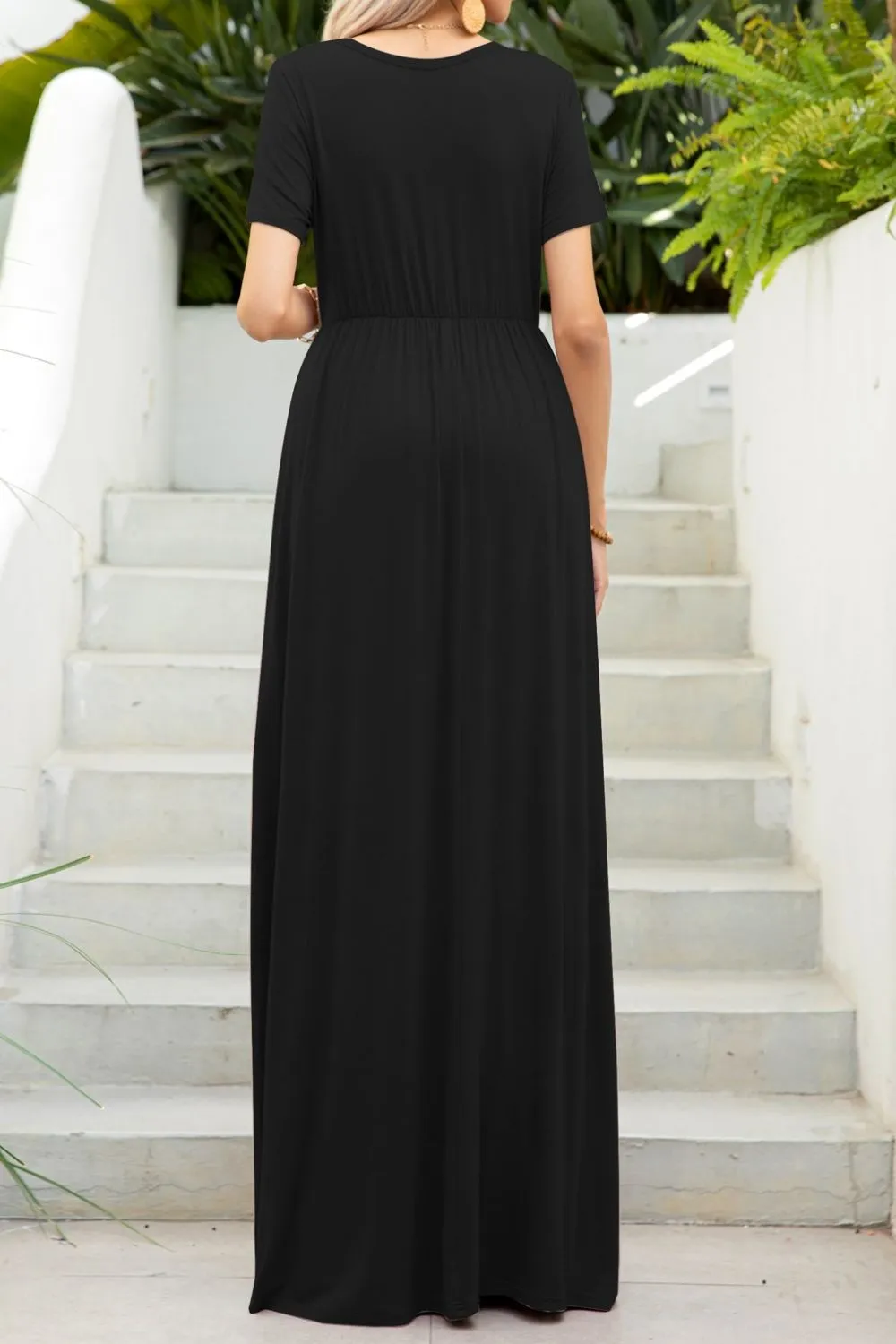 Hidden Haven Maxi Dress with Pockets