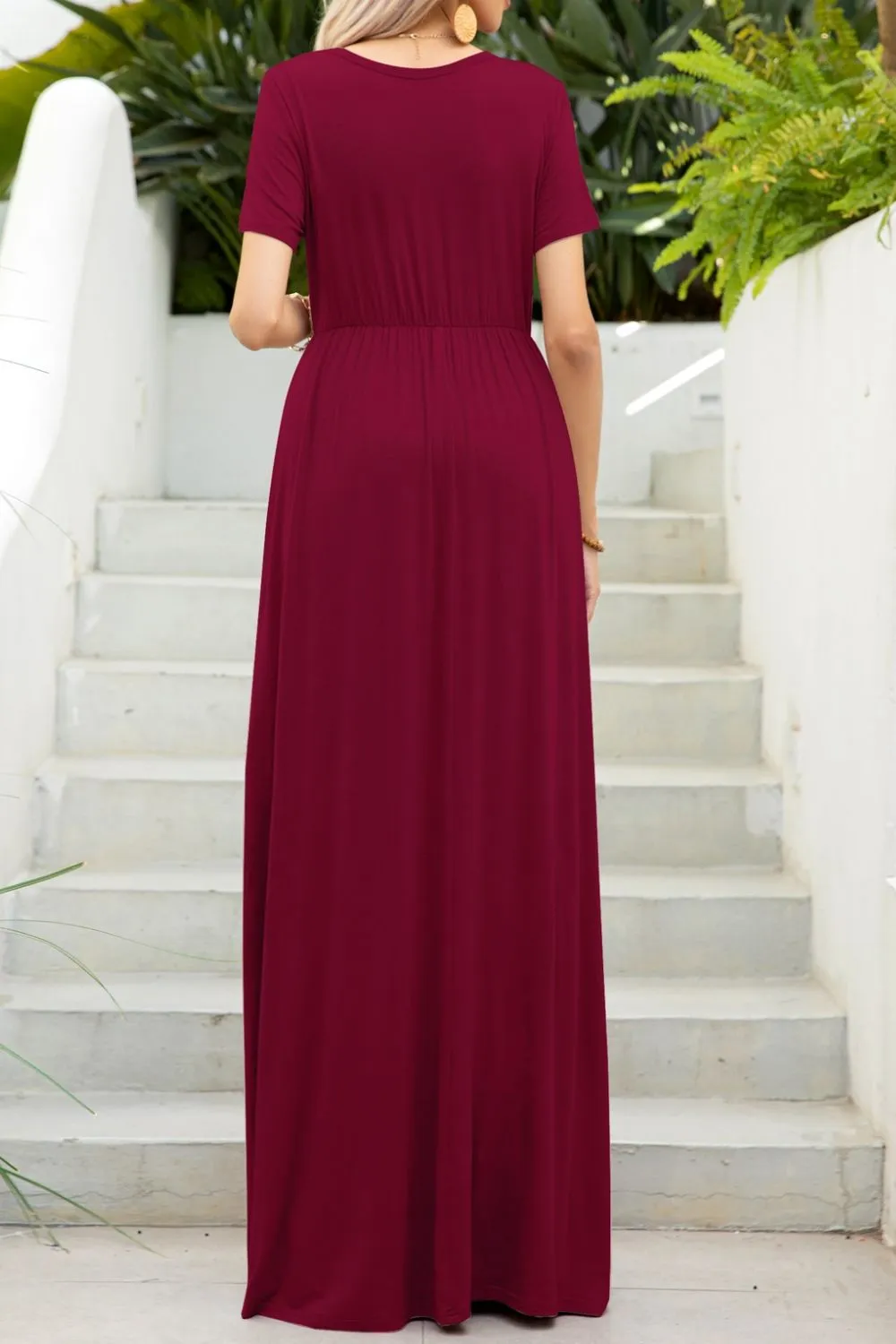 Hidden Haven Maxi Dress with Pockets