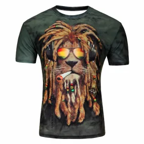 High Quality Printed 3D Punk T-shirts