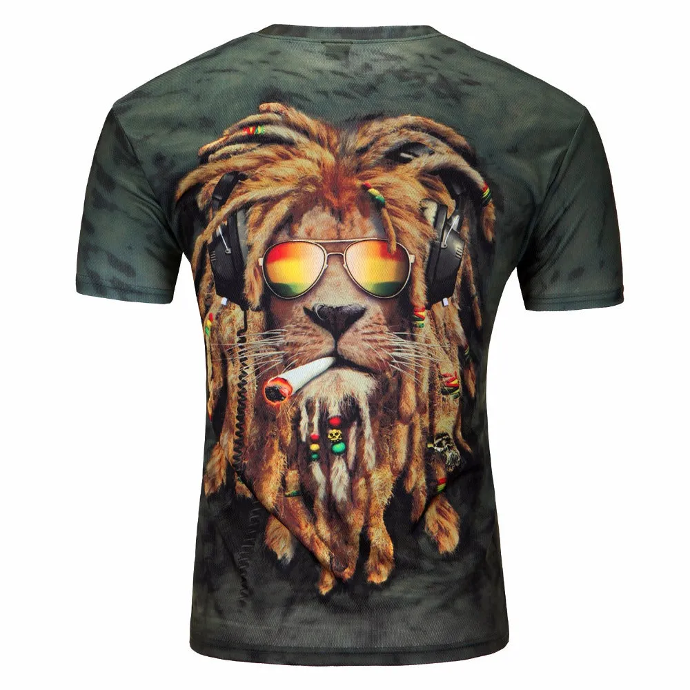 High Quality Printed 3D Punk T-shirts