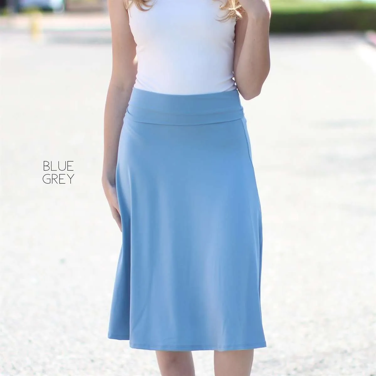 High Waist Everyday Skirt | S-3XL