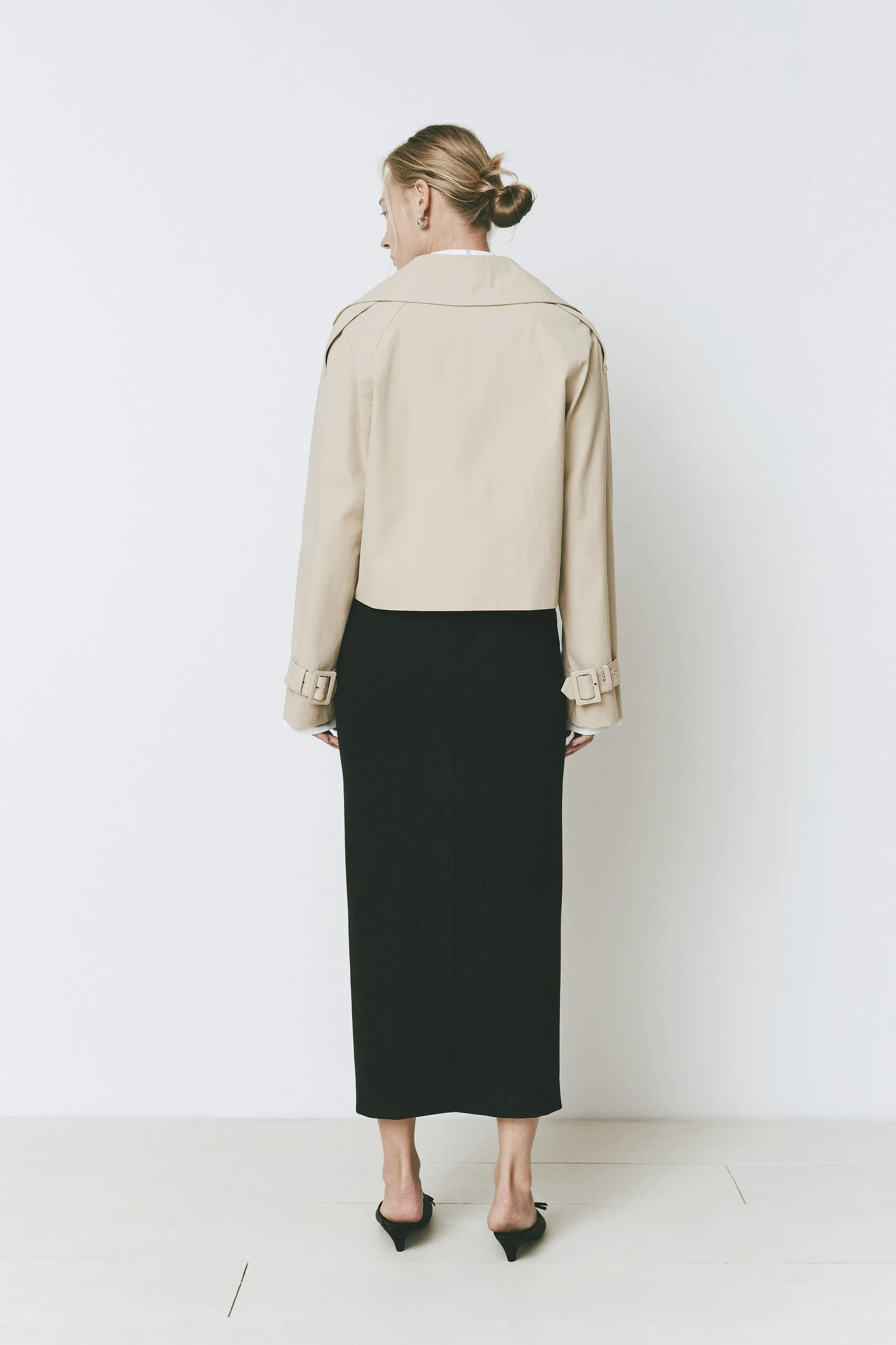 Honoré Cropped Trench Coat