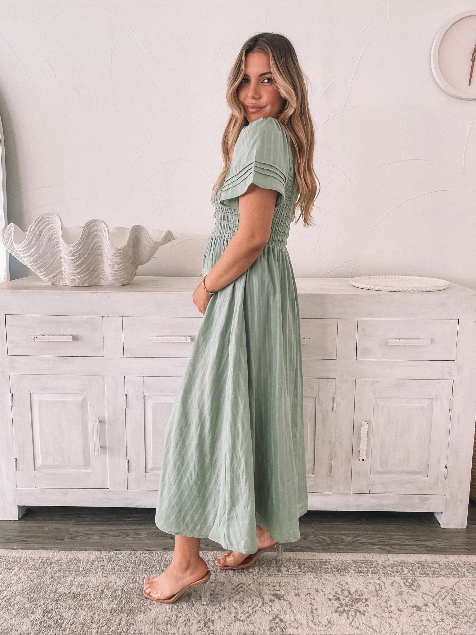 Iolana Dress - Sage