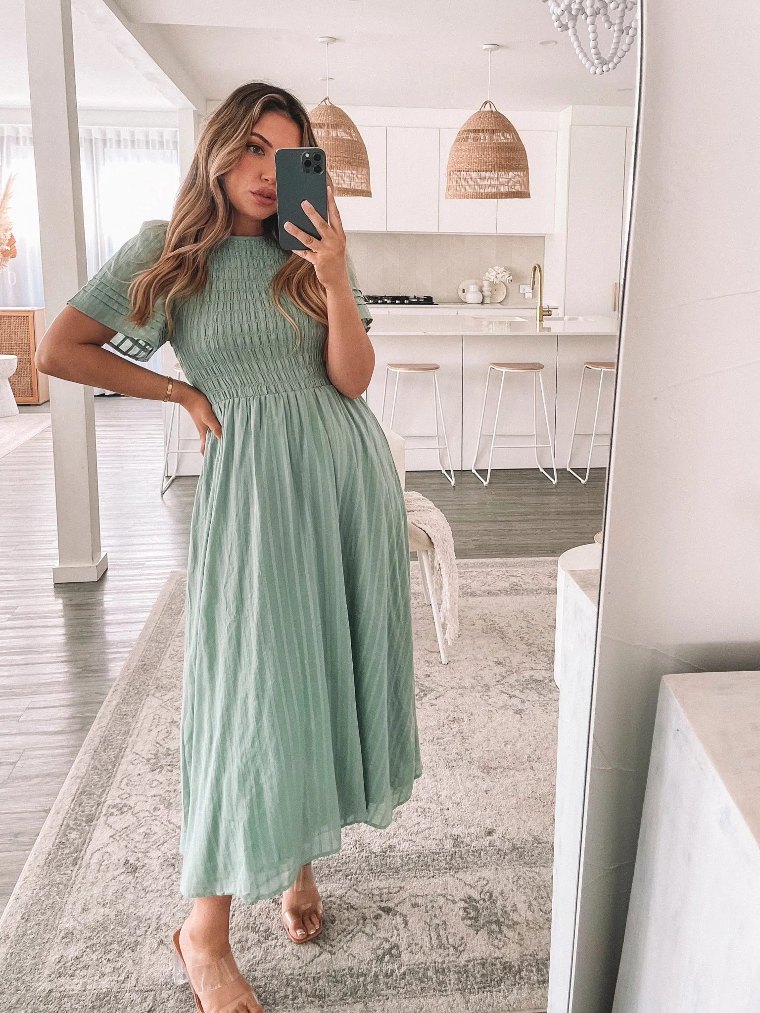 Iolana Dress - Sage