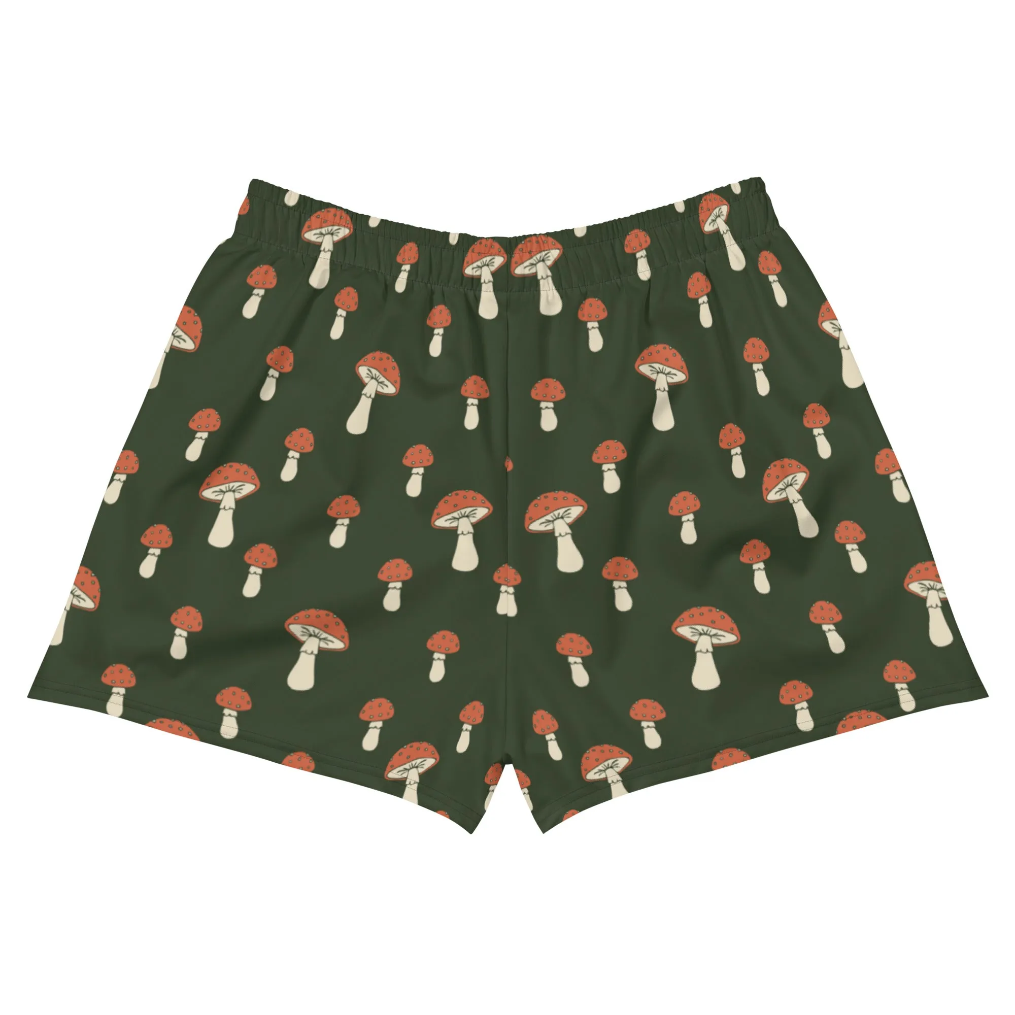 Mushroom Mid Thigh Length Shorts