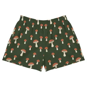 Mushroom Mid Thigh Length Shorts