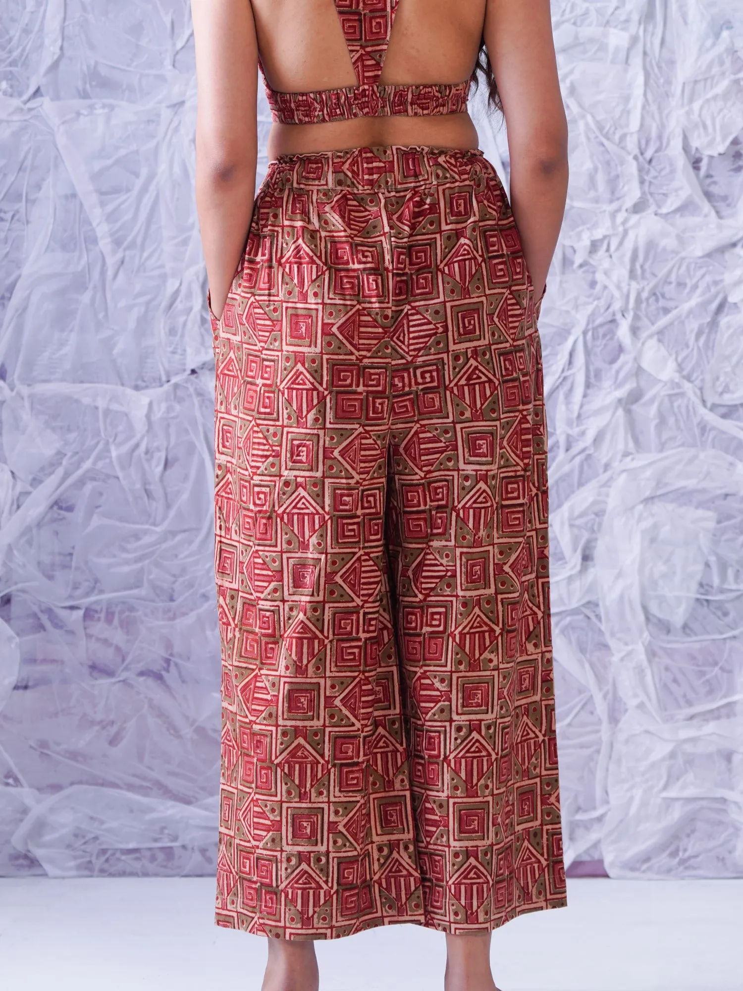 Paperbag Waist Palazzo Pants