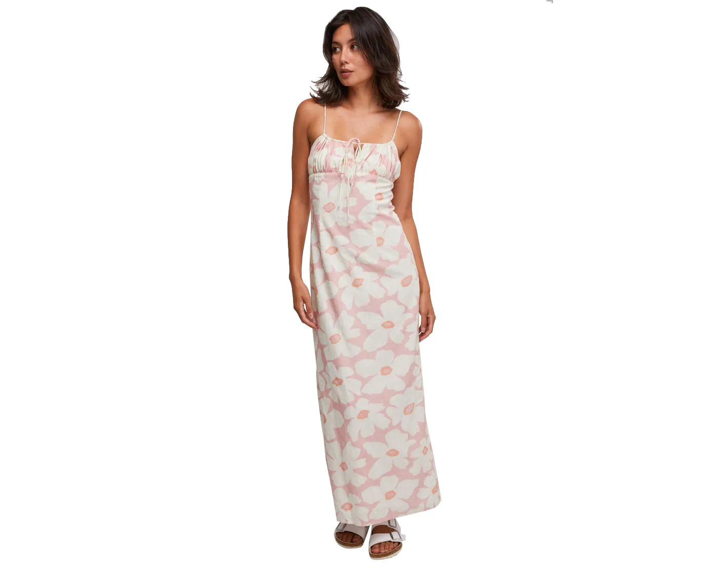 Rhythm Mimi Floral Gathered Maxi Dress