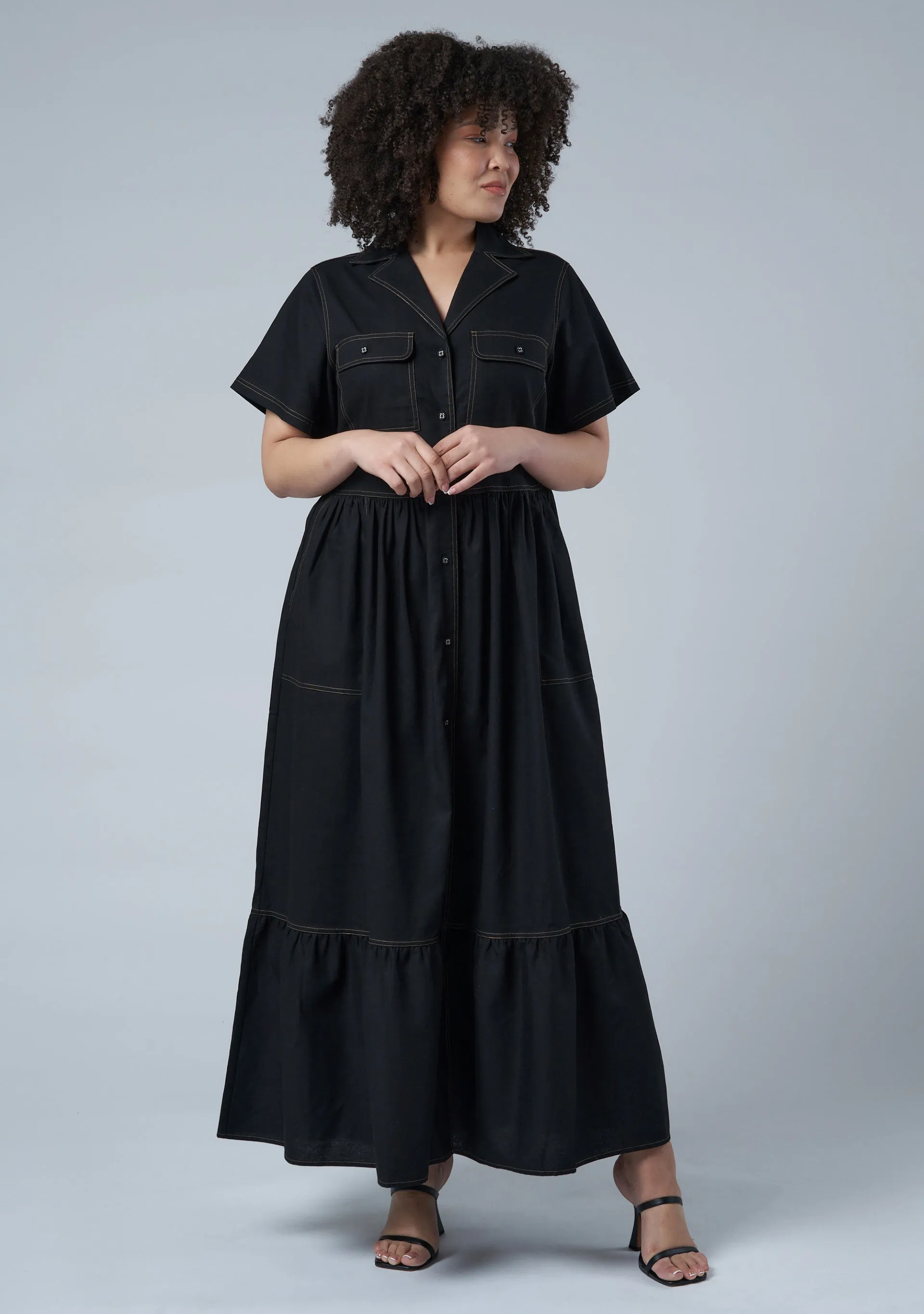 Running Circles Maxi Dress