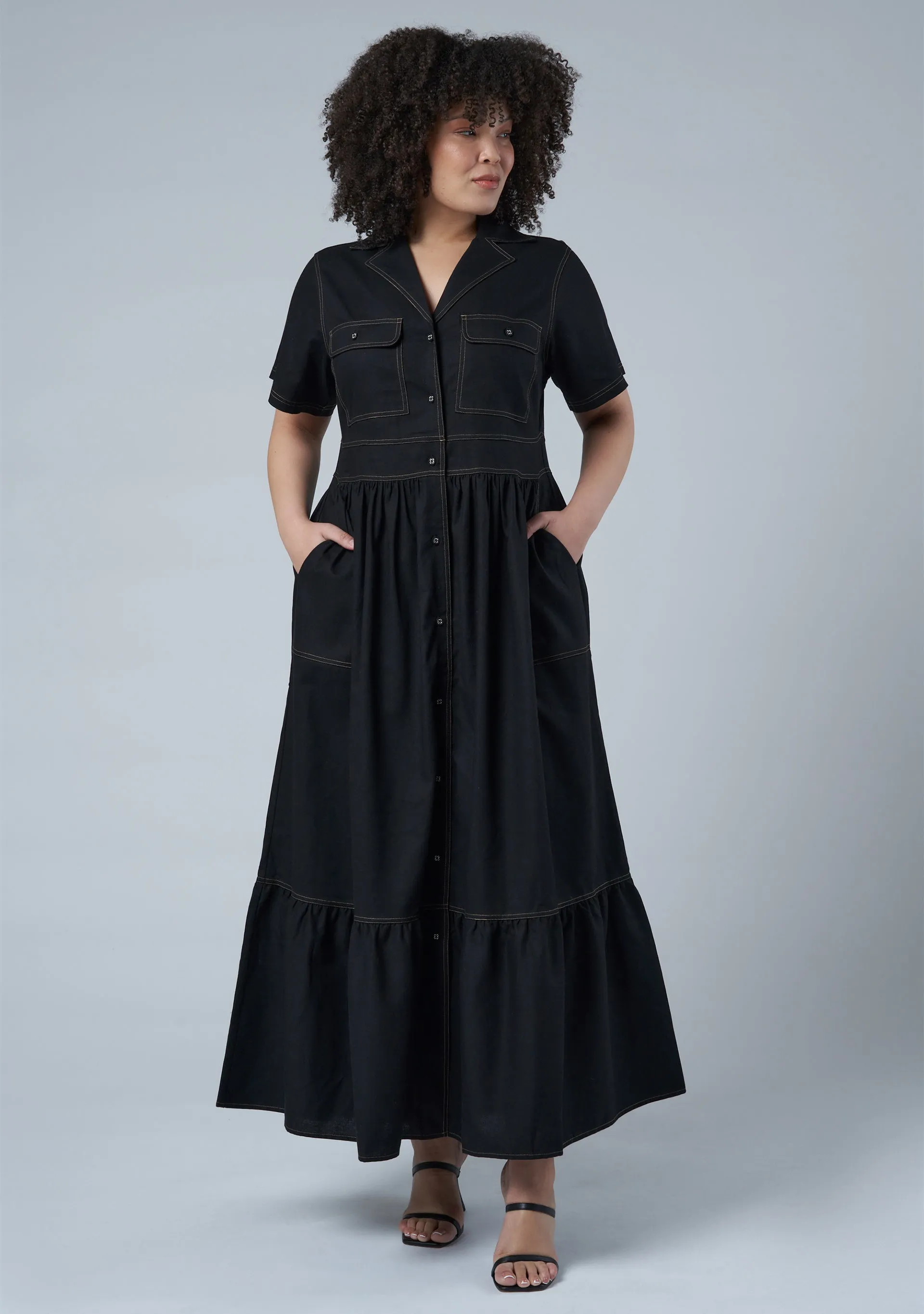 Running Circles Maxi Dress