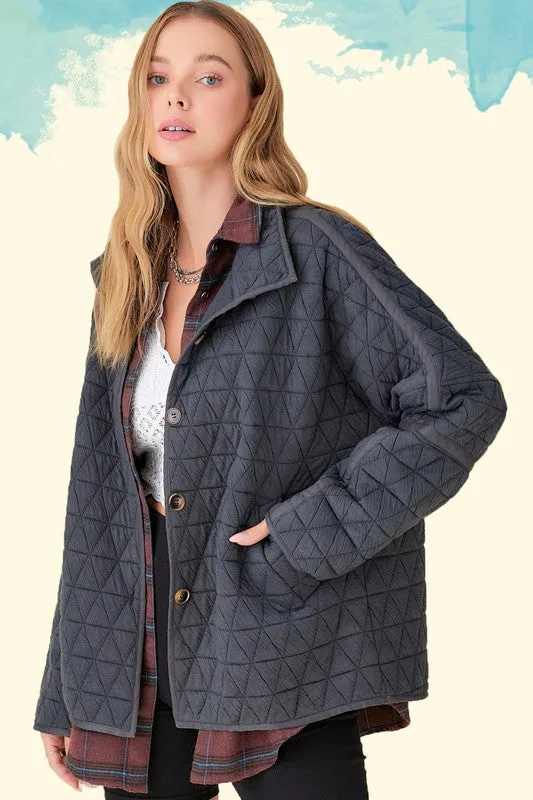 The One For Me  Quilted Jacket