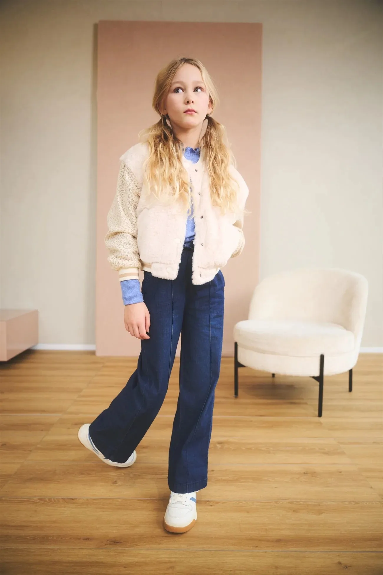 Tween Pants | Sayla Light Weight Denim Palazzo Pants | Like Flo