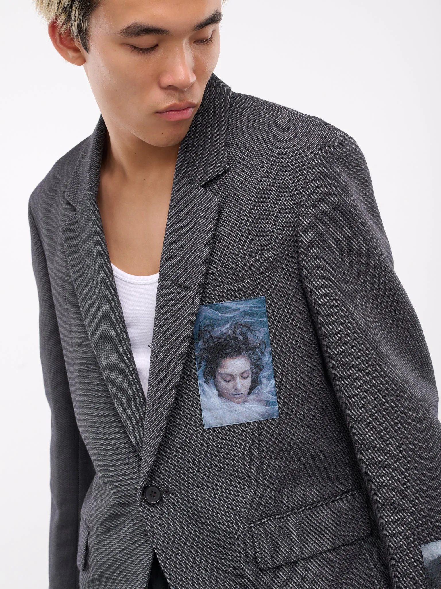 Twin Peaks Blazer (UC2D4101-3-T-CHARCOAL)