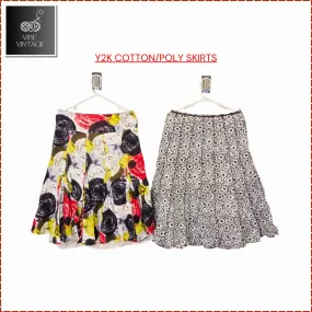 Y2K COTTON & POLY SKIRTS - 30 PCS